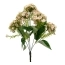 Buchet Artificial 5 Fire Hortensie cu Frunze Frez